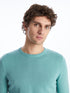 LC Waikiki Crew Neck Long Sleeve Men's Tricot Sweater